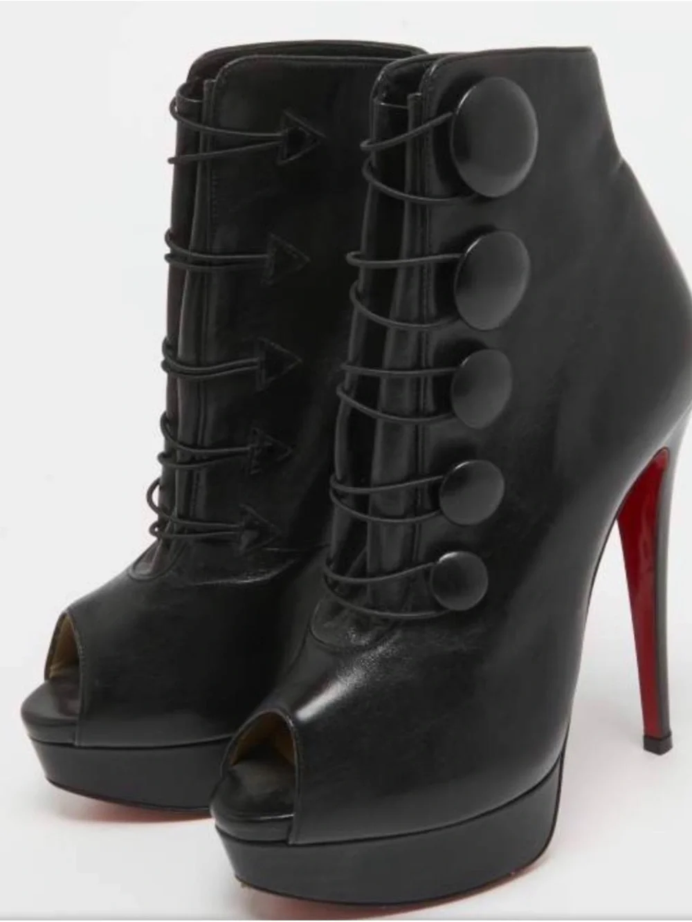 Authentic Christian Louboutin  Lady Booton 150 platform booties